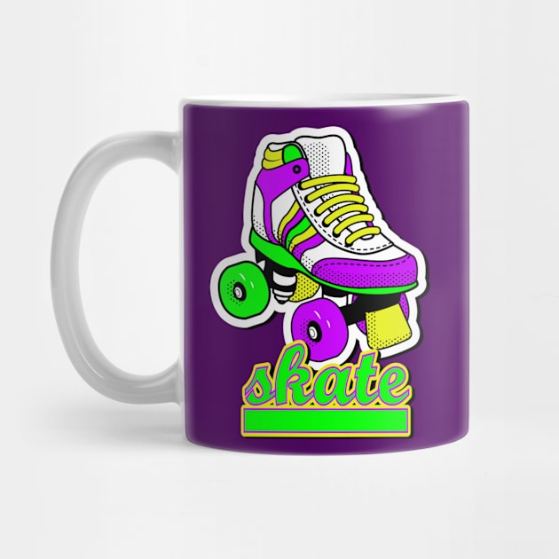 Retro  Roller Skate by AlondraHanley